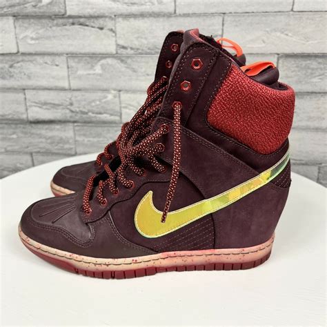 nike dunks wedge|Nike sky high dunk boots.